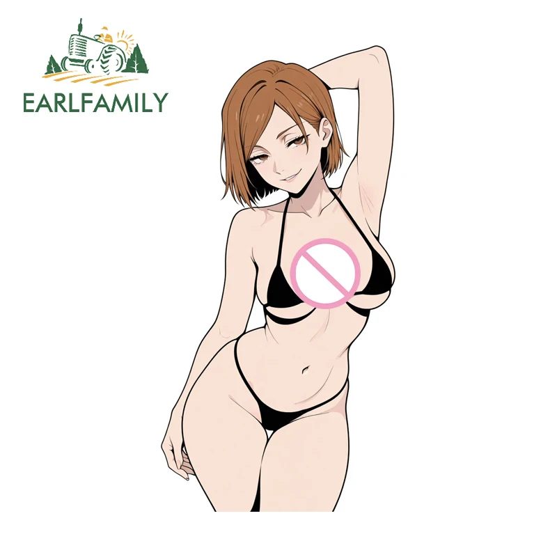 EARLFAMILY Bikini Kugisaki Nobara DIY Motorcycle Stickers Rearview Mirror Trunk Decals Scratch Proof JDM Car Refrigerators
EARLFAMILY Bikini Kugisaki Nobara DIY Motorcycle Stickers Rearview Mirror Trunk Decals Scratch Proof JDM Car Refrigerators