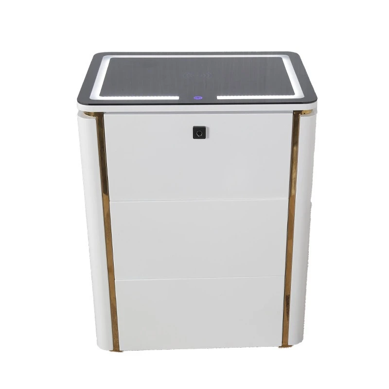 Smart bedside table Modern simple multi-function wireless charging Small light luxury bedroom with lamp wireless charging
Smart bedside table Modern simple multi-function wireless charging Small light luxury bedroom with lamp wireless charging