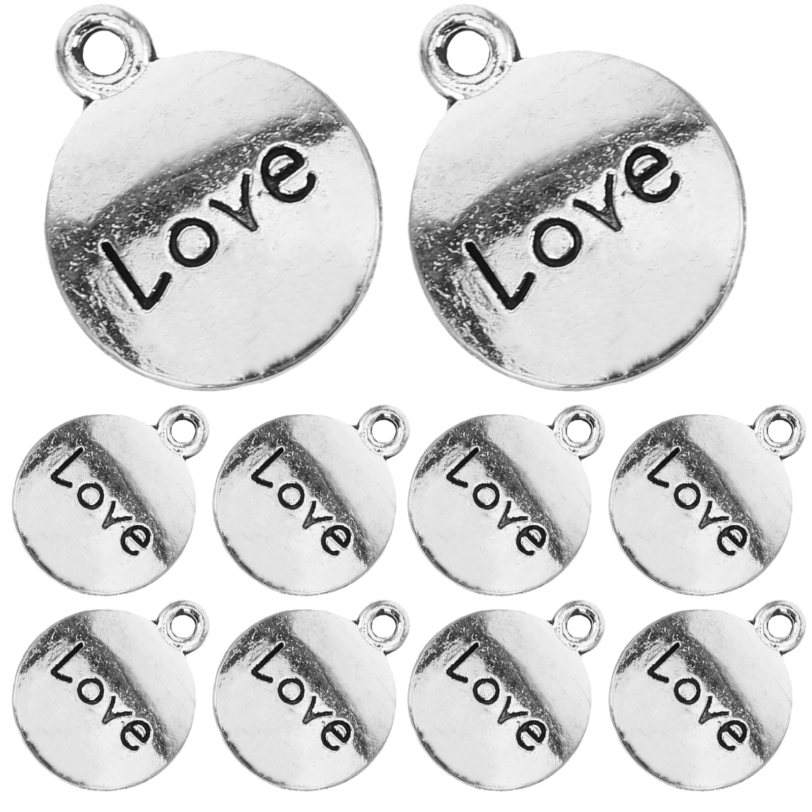 100pcs Letter Pendant Accessories Alloy Double-sided Word Charm for Necklace Bracelet Earrings Making Graduation Bulk Jewelry
100pcs Letter Pendant Accessories Alloy Double-sided Word Charm for Necklace Bracelet Earrings Making Graduation Bulk Jewelry