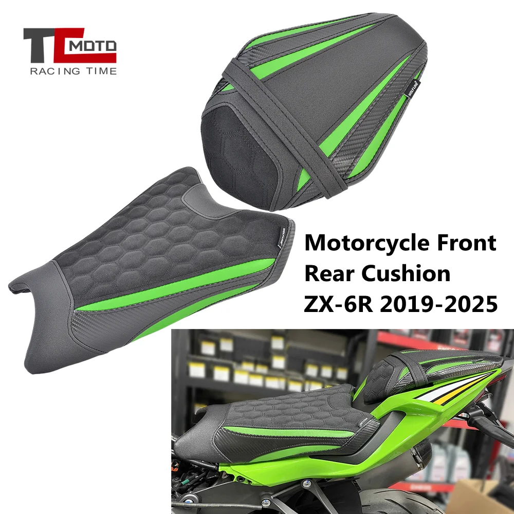 ZX6R 2025 Motorcycle Rider Passenger Pillion Seat Cover For Kawasaki ZX-6R 2019-2024 ZX 6R Rear Seat Cushion Pads Accessoriess
ZX6R 2025 Motorcycle Rider Passenger Pillion Seat Cover For Kawasaki ZX-6R 2019-2024 ZX 6R Rear Seat Cushion Pads Accessoriess