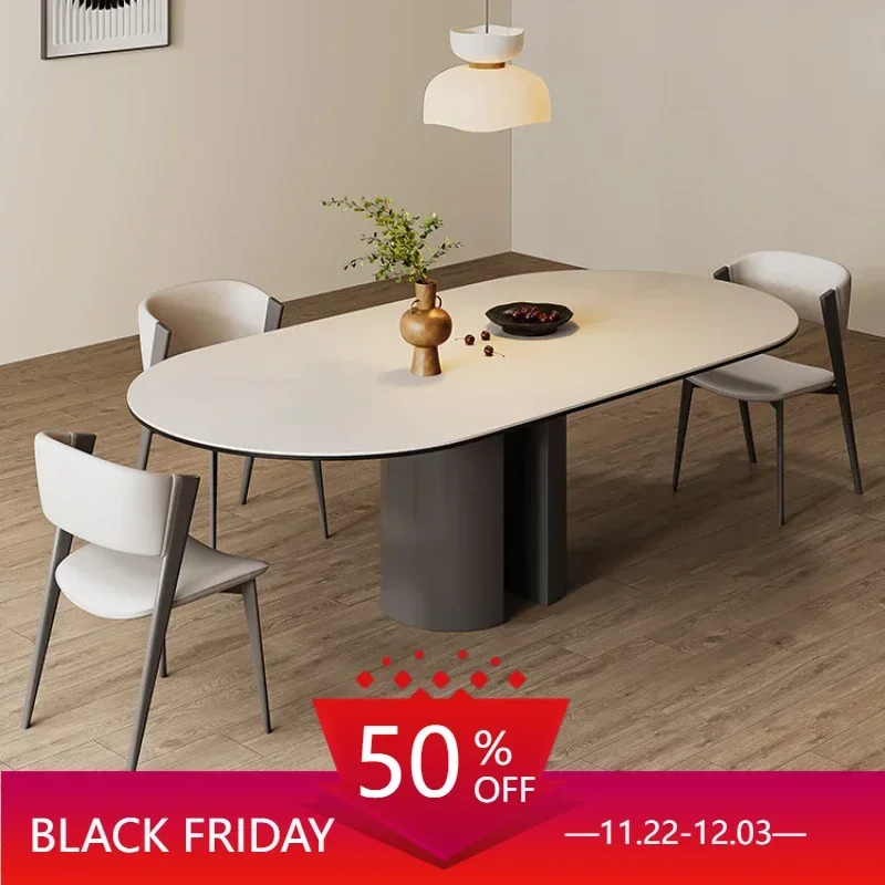 Minimalist Modern Dining Table Oval Receptionist Coffee Slate Bar Tables Simple Design Muebles Cocina Kitchen Furniture HD50CZ
Minimalist Modern Dining Table Oval Receptionist Coffee Slate Bar Tables Simple Design Muebles Cocina Kitchen Furniture HD50CZ