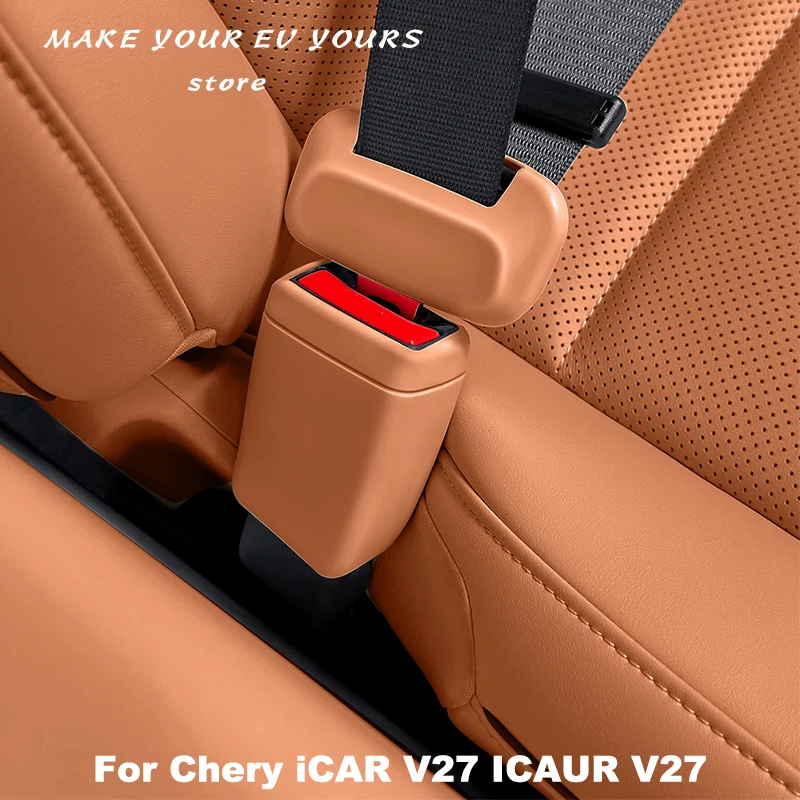 For Chery iCAR V27 ICAUR V27 2026 Car Seat Belt Silicone Protective Cover Car Interior Protective Equipment Accessories
For Chery iCAR V27 ICAUR V27 2026 Car Seat Belt Silicone Protective Cover Car Interior Protective Equipment Accessories