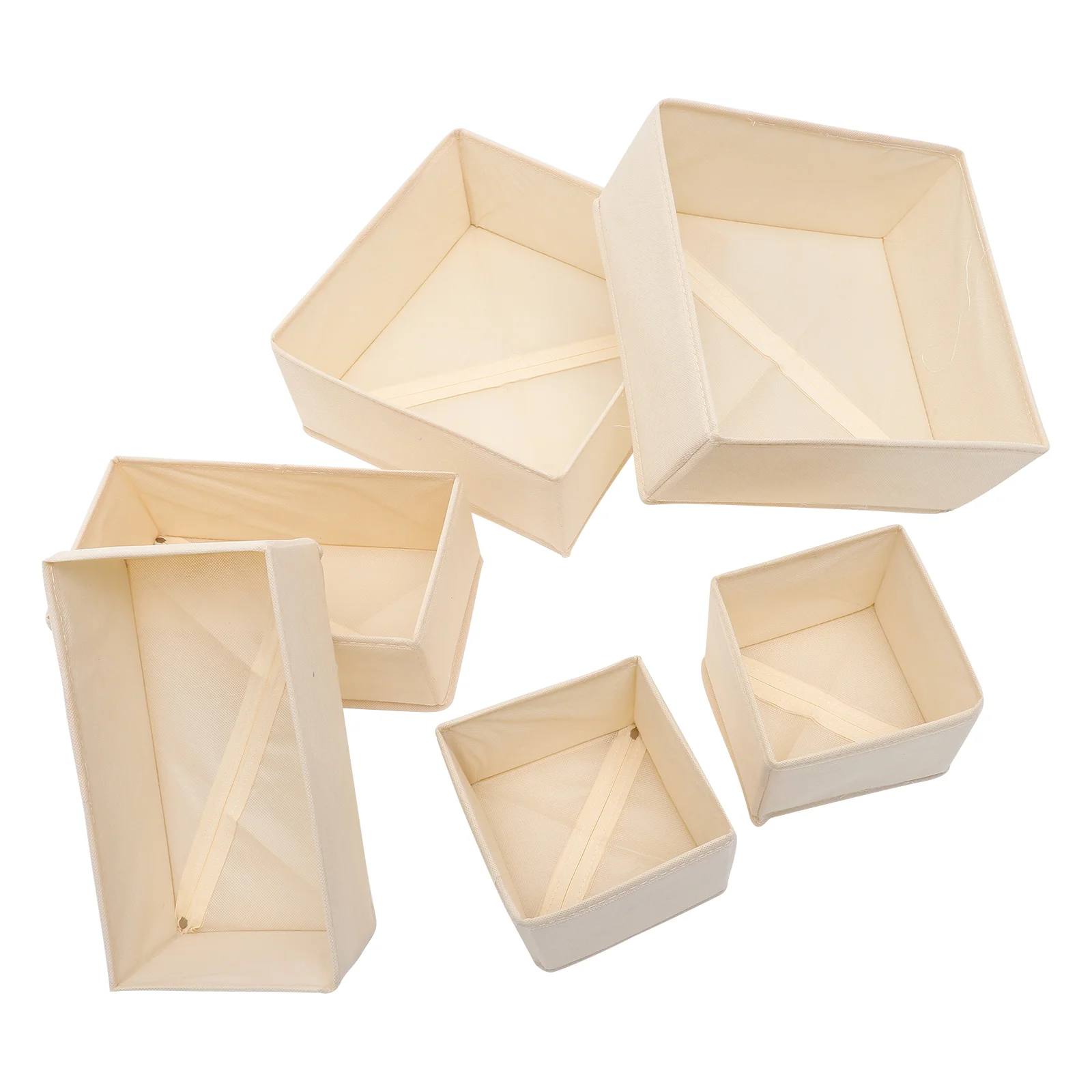 6pcs Underwear Storage Box Socks Bra ganizer Drawer Beige Baby Toy Bins Cloth Container Foldable Wardrobe Clothes
6pcs Underwear Storage Box Socks Bra ganizer Drawer Beige Baby Toy Bins Cloth Container Foldable Wardrobe Clothes