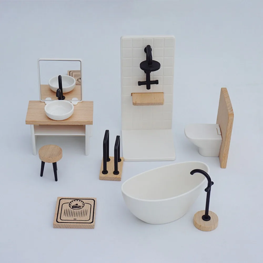 1:12 Dollhouse Simulation Bathroom Toy Simulation White Wash Basin Dollhouse Miniature Bathroom Set Furniture Tub
1:12 Dollhouse Simulation Bathroom Toy Simulation White Wash Basin Dollhouse Miniature Bathroom Set Furniture Tub