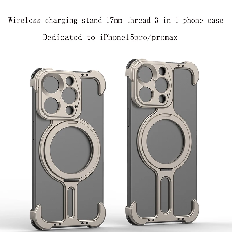 17MM Thread Metal Phone Case Lens Kit for iPhone 15pro/15pro max Magnetic Wireless Charging Cellphone Protective Cover
17MM Thread Metal Phone Case Lens Kit for iPhone 15pro/15pro max Magnetic Wireless Charging Cellphone Protective Cover