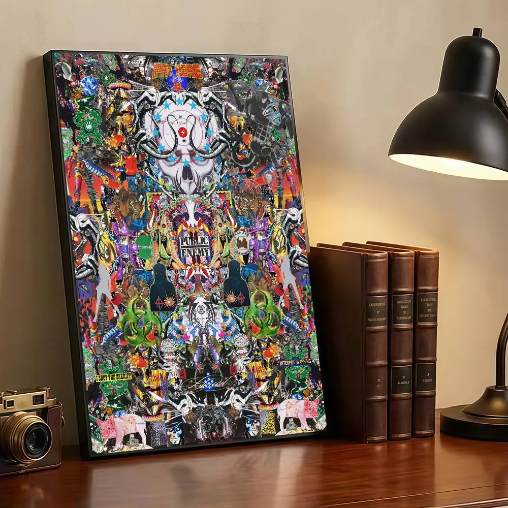 H-Hamza PUBLIC ENEMY Peelable Self-adhesive Poster Stickers Are Suitable For Frameless Wall Decoration In A Room
H-Hamza PUBLIC ENEMY Peelable Self-adhesive Poster Stickers Are Suitable For Frameless Wall Decoration In A Room