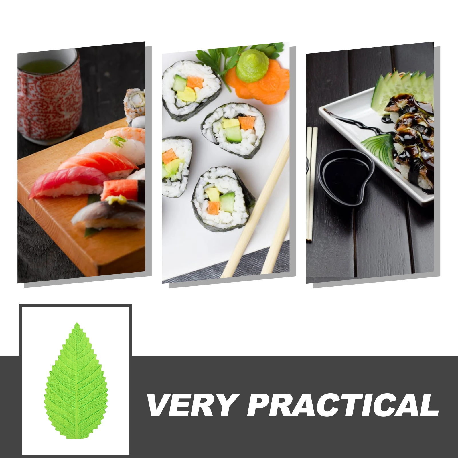 200pcs Plate Ornaments Sashimi Plate Leaf Decors Artificial Resin Leaves Decorative Sushi Leaves For Japanese Food Restaurant
200pcs Plate Ornaments Sashimi Plate Leaf Decors Artificial Resin Leaves Decorative Sushi Leaves For Japanese Food Restaurant