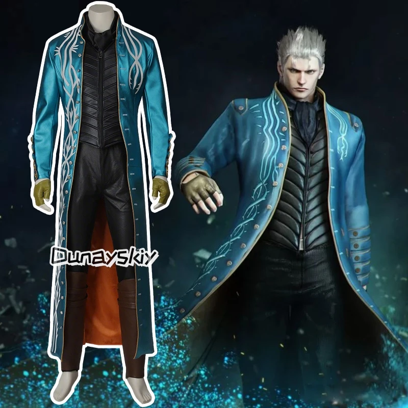 Маскировка Вергила 코스프레 Костюм Мужской Длинный Зеленый Тренч Игра DMC 3, Наряды Аниме Вергила Одежда Ролевой Парик Опора Костюмы
Маскировка Вергила 코스프레 Костюм Мужской Длинный Зеленый Тренч Игра DMC 3, Наряды Аниме Вергила Одежда Ролевой Парик Опора Костюмы