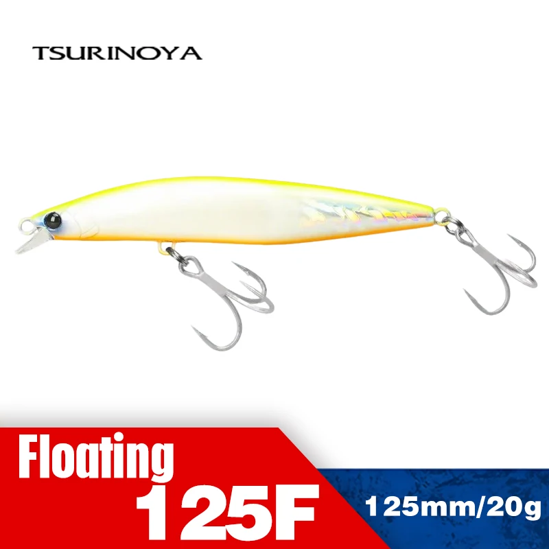 TSURINOYA Inshore Floating Minnow STINGER 125F Ranger 0.4-0.7m Long casting 125mm 25g High Strength Fishing Saltwater Hard Bait
TSURINOYA Inshore Floating Minnow STINGER 125F Ranger 0.4-0.7m Long casting 125mm 25g High Strength Fishing Saltwater Hard Bait