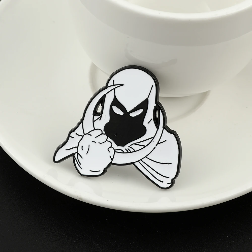 Marvel Superhero Moon Knight Badge Enamel Pins Brooch for Clothing Backpack Pins Jewelry Accessories Gifts
Marvel Superhero Moon Knight Badge Enamel Pins Brooch for Clothing Backpack Pins Jewelry Accessories Gifts