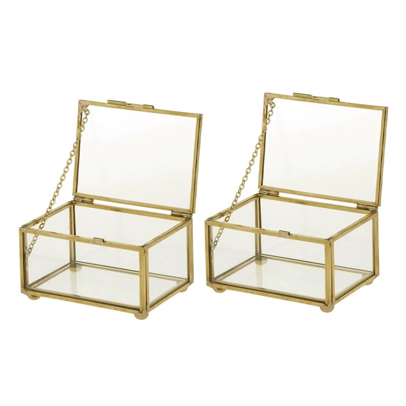 2X Geometric Glass Style Jewelry Box Table Container For Displaying Jewelry Keepsakes Home Decoration Plants Container-ABNC
2X Geometric Glass Style Jewelry Box Table Container For Displaying Jewelry Keepsakes Home Decoration Plants Container-ABNC
