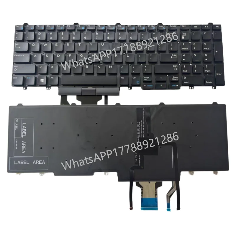 Russian US Keyboard For Dell Latitude E5550 E5570 E5580 E5590 E5591 P53F Precision M3510 3520 7510 7710 7720 7520 Backlight
Russian US Keyboard For Dell Latitude E5550 E5570 E5580 E5590 E5591 P53F Precision M3510 3520 7510 7710 7720 7520 Backlight