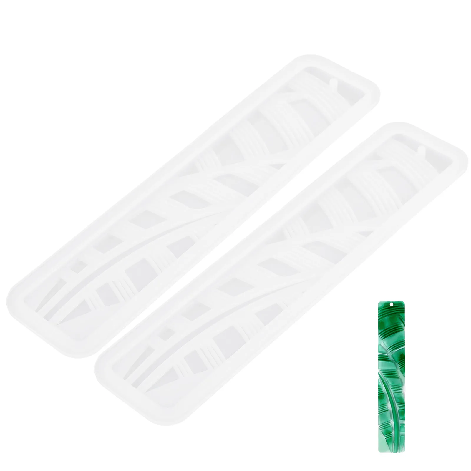 2Pcs Premium Silicone Bookmark Molds Resin Casting DIY Craft Tools for Epoxy Resin Bookmarks Dried Flowers Glitter Bronzing
2Pcs Premium Silicone Bookmark Molds Resin Casting DIY Craft Tools for Epoxy Resin Bookmarks Dried Flowers Glitter Bronzing