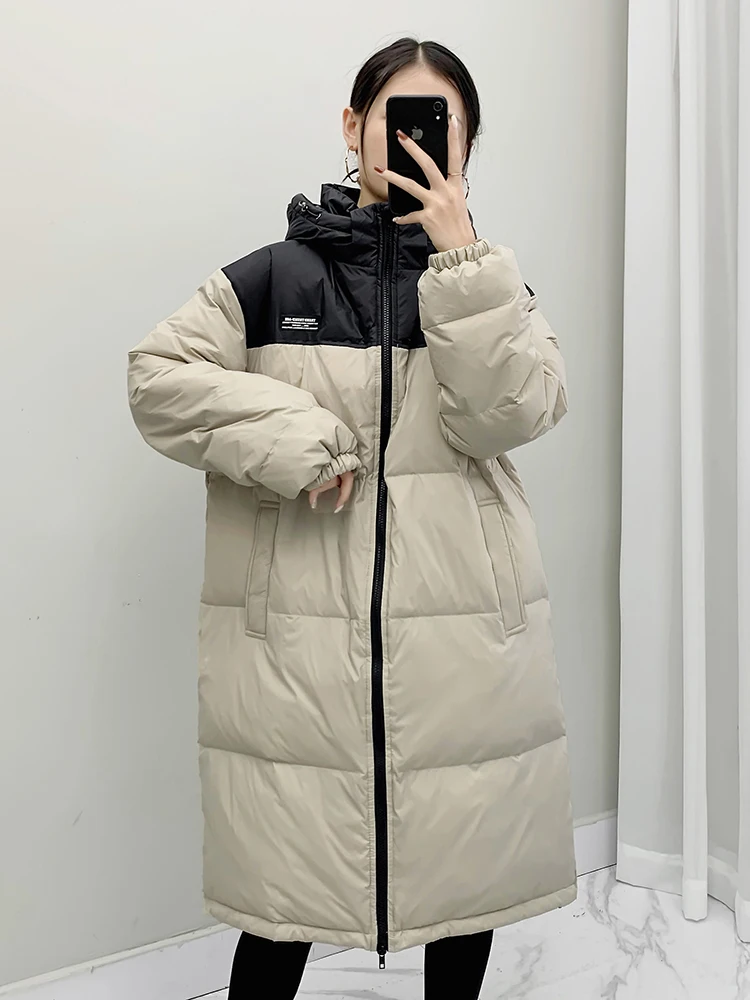 Fashion Long Down Jacket Women's Clothing 2022 New Korean Loose White Duck Down Warm Parkas Winter Coats jp215
Fashion Long Down Jacket Women's Clothing 2022 New Korean Loose White Duck Down Warm Parkas Winter Coats jp215