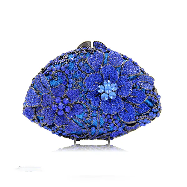 XIYUAN Women Blue Stones Evening Bag Ladies Flower Wedding Gold rhinestones Clutches Female Clutch Purse Luxury Wedding Handbags
XIYUAN Women Blue Stones Evening Bag Ladies Flower Wedding Gold rhinestones Clutches Female Clutch Purse Luxury Wedding Handbags