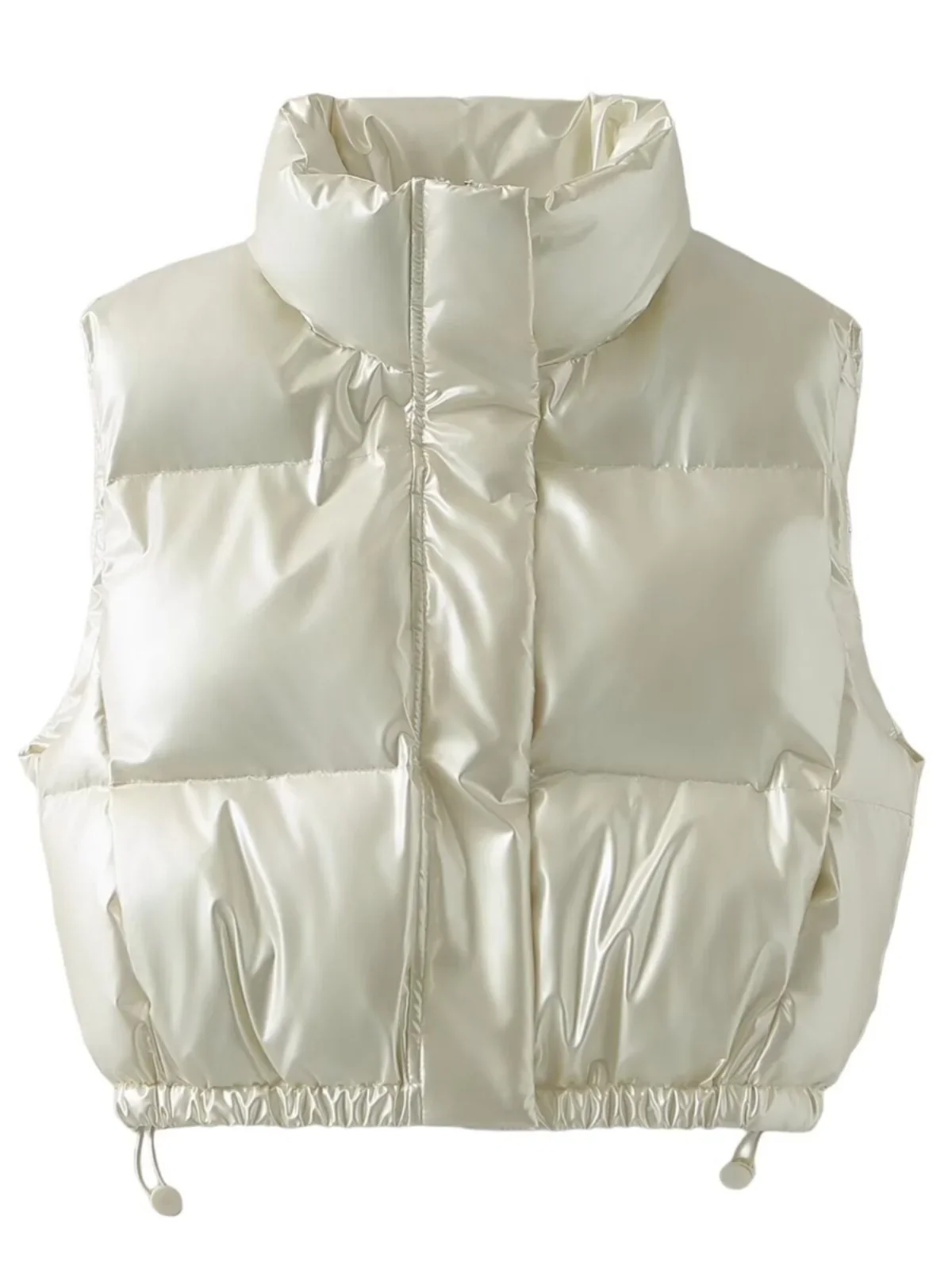 Vest Regular Length Pure Color Spring Women's Zipper Metal Technology Fabric Stand Collar down
Vest Regular Length Pure Color Spring Women's Zipper Metal Technology Fabric Stand Collar down