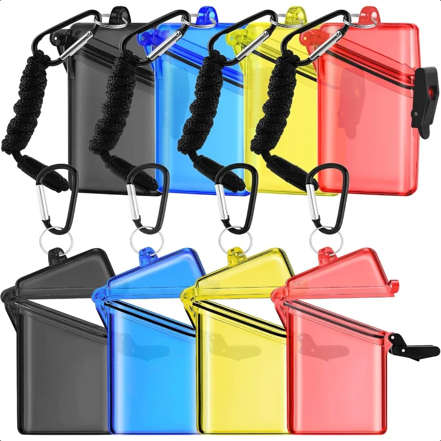8 Pack Waterproof ID Card Badge Holder Case Multicolour ID Holder Waterproof Card Holder for Swimming with Lanyard and Keychain
8 Pack Waterproof ID Card Badge Holder Case Multicolour ID Holder Waterproof Card Holder for Swimming with Lanyard and Keychain