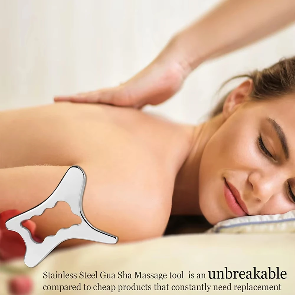 Professional IASTM Stainless Steel Gua Sha Tools, Scraping Massage for Relaxing Soft Tissue & Relieving Head Neck Back Pain
Professional IASTM Stainless Steel Gua Sha Tools, Scraping Massage for Relaxing Soft Tissue & Relieving Head Neck Back Pain