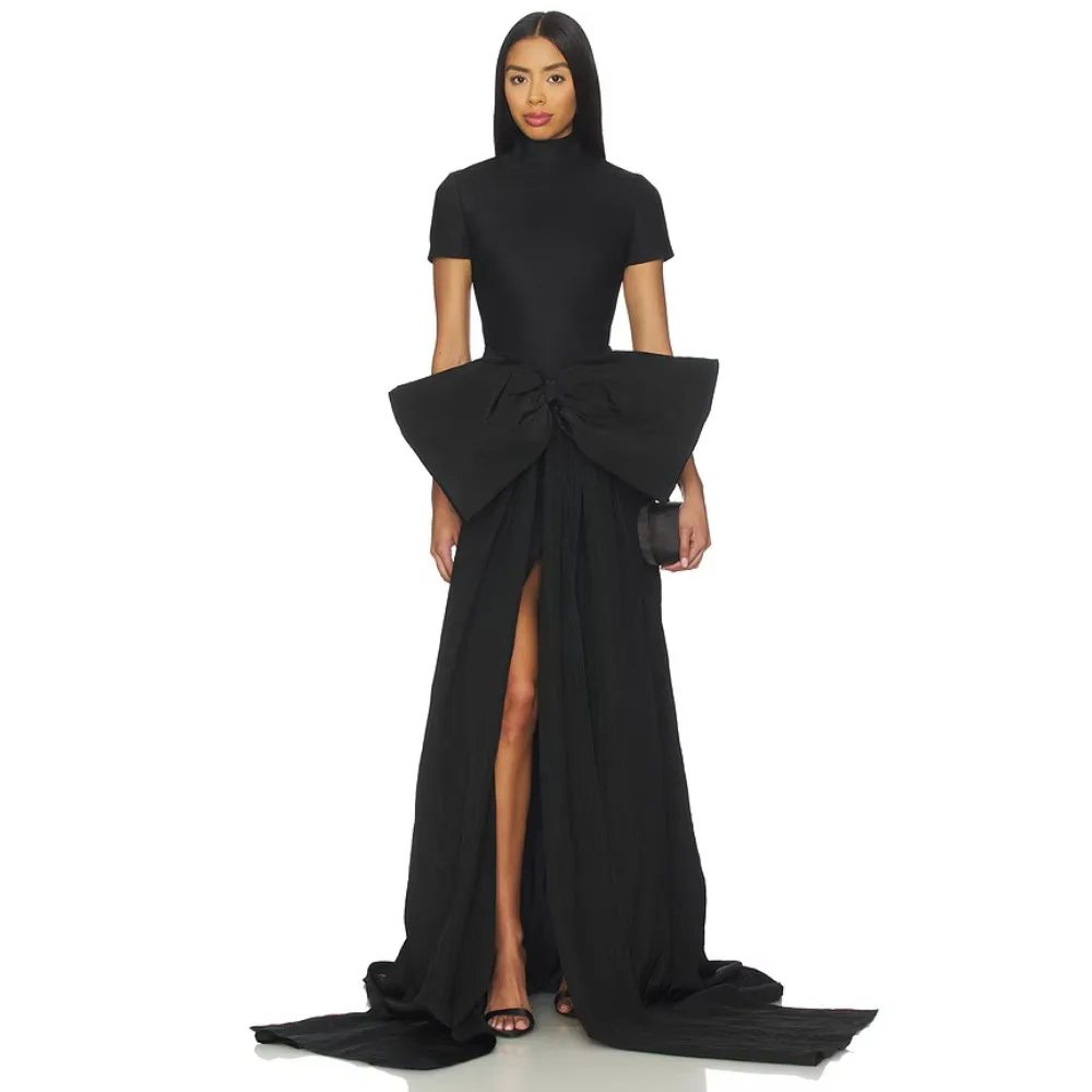 Индивидуальные вечерние платья с большим бантом, черные, класса люкс, А-силуэт, длинные, элегантные, современные, для выпускного вечера, для женщин, 2026
Индивидуальные вечерние платья с большим бантом, черные, класса люкс, А-силуэт, длинные, элегантные, современные, для выпускного вечера, для женщин, 2026