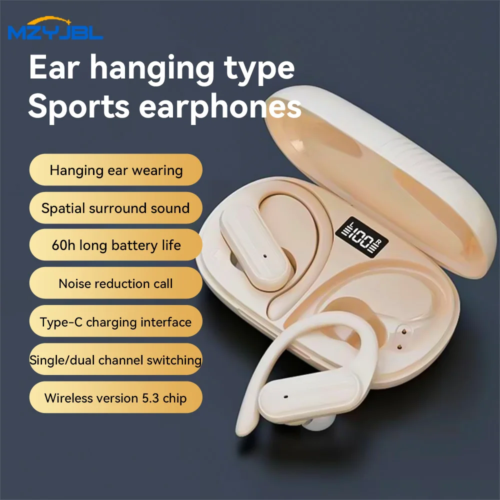 MZYJBL Bluetooth Wireless Earphones 5.3 Headphones A520 EarHooks Earphone TWS Game Headset Bone Conduction Sports Earbuds New
MZYJBL Bluetooth Wireless Earphones 5.3 Headphones A520 EarHooks Earphone TWS Game Headset Bone Conduction Sports Earbuds New