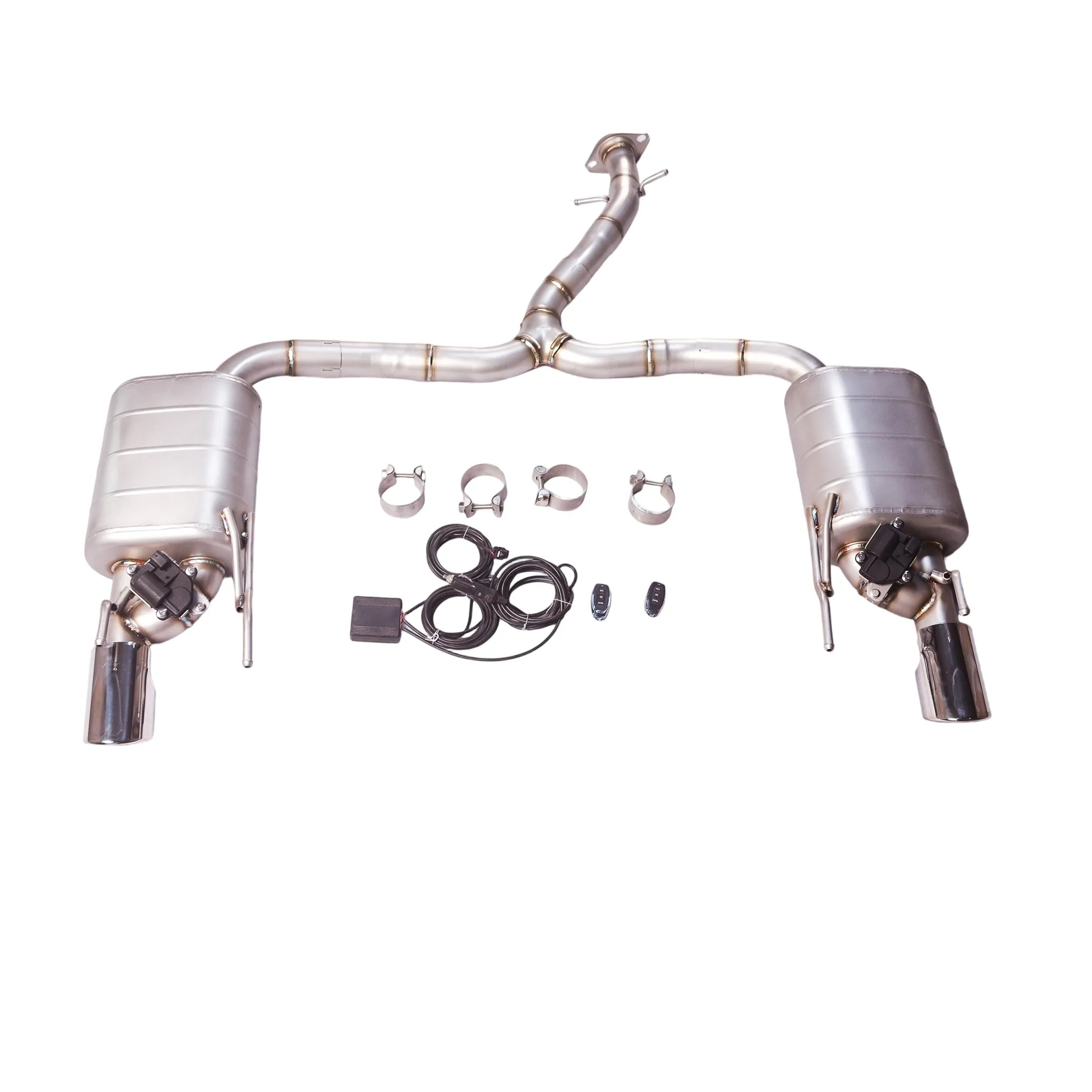 for 06-12 Lexus IS250, IS350, IS300 2.5 3.5L 3.0L rear exhaust system, with valves, 304 stainless steel muffler and double tips
for 06-12 Lexus IS250, IS350, IS300 2.5 3.5L 3.0L rear exhaust system, with valves, 304 stainless steel muffler and double tips
