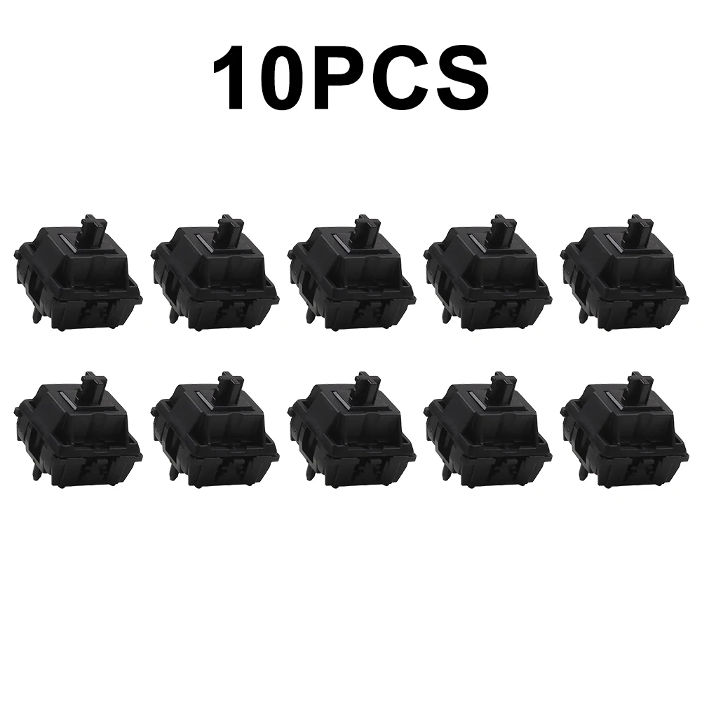 10PCS 5PIN Linear Switches Pre-Lubricated Plate Mounted Black Linear Keyswitch For Linear Switches Mechanical Keyboard Switches
10PCS 5PIN Linear Switches Pre-Lubricated Plate Mounted Black Linear Keyswitch For Linear Switches Mechanical Keyboard Switches