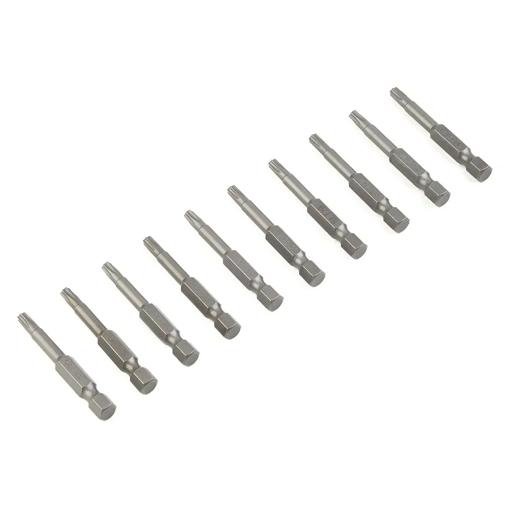 10pcs Torx T20 Screwdriver Bit Magnetic Remove Hexagon Screw Alloy Steel 1 4 Hex Shank Anti-rust For Pneumatic Screwdrivers
10pcs Torx T20 Screwdriver Bit Magnetic Remove Hexagon Screw Alloy Steel 1 4 Hex Shank Anti-rust For Pneumatic Screwdrivers