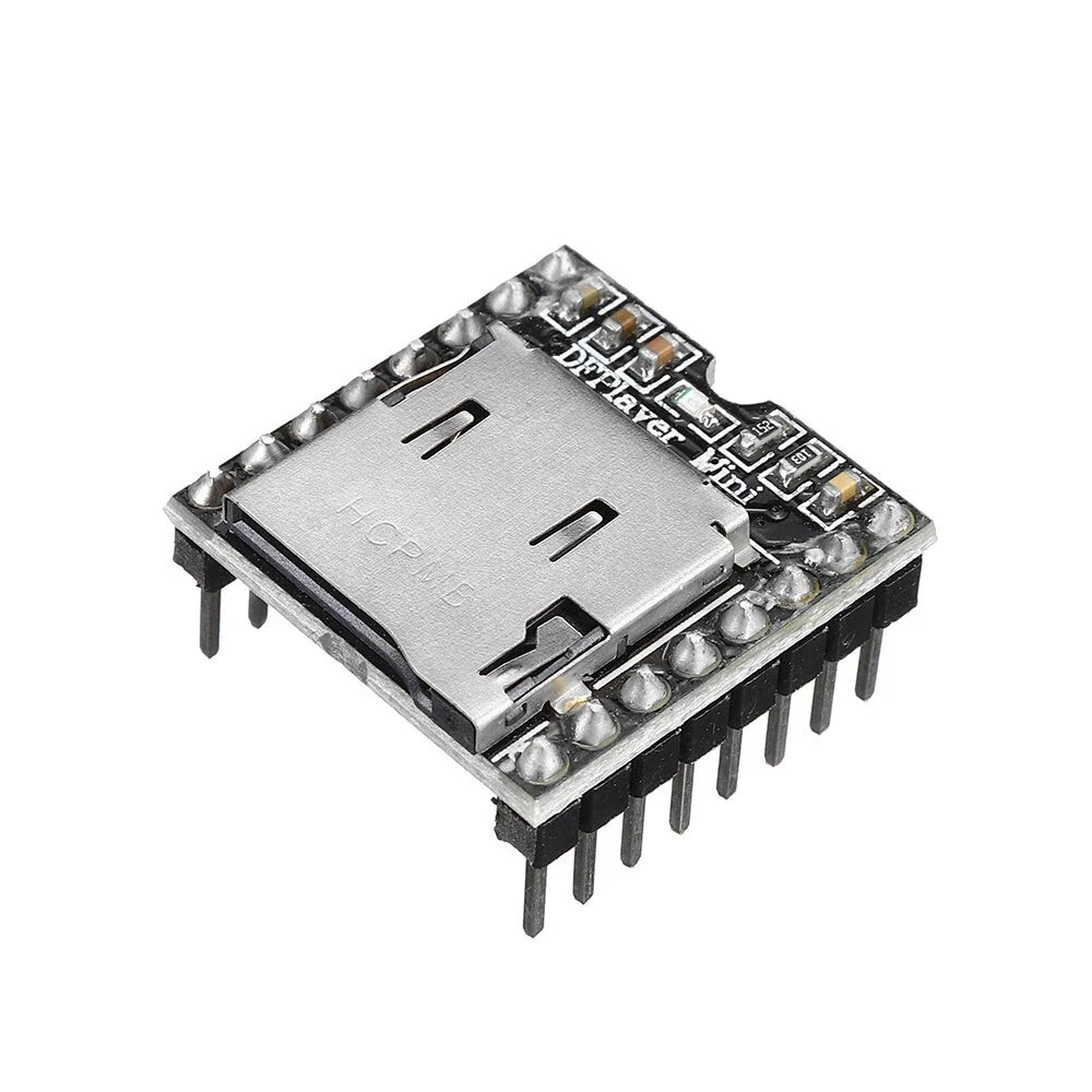 Mini MP3 Player Module TF Card U Disk Mini MP3 Player Audio Voice Module Board For DFPlayer
Mini MP3 Player Module TF Card U Disk Mini MP3 Player Audio Voice Module Board For DFPlayer