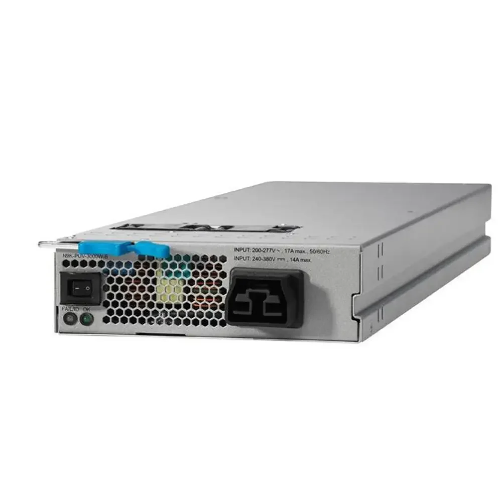 Sealed New Original N9K-PAC-3000W-B Power Supply Next-Gen 9500 Series N9K 3000W AC with POE Functionality for Network Switches
Sealed New Original N9K-PAC-3000W-B Power Supply Next-Gen 9500 Series N9K 3000W AC with POE Functionality for Network Switches