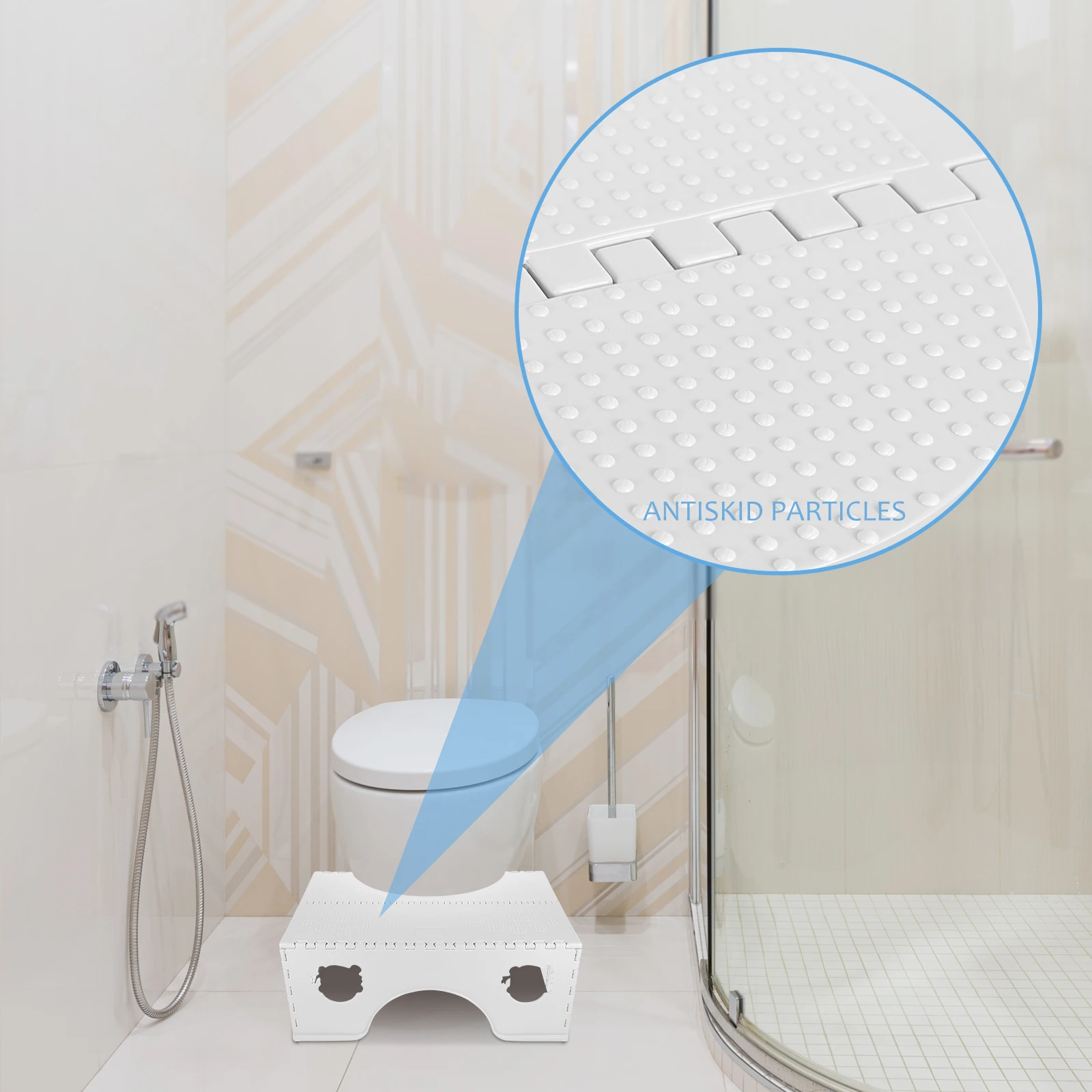 Creative Children Toilet Step Foldable Footstool Non-Slip Bathroom Stool Stable Support Strong Load-Bearing Small 
Creative Children Toilet Step Foldable Footstool Non-Slip Bathroom Stool Stable Support Strong Load-Bearing Small