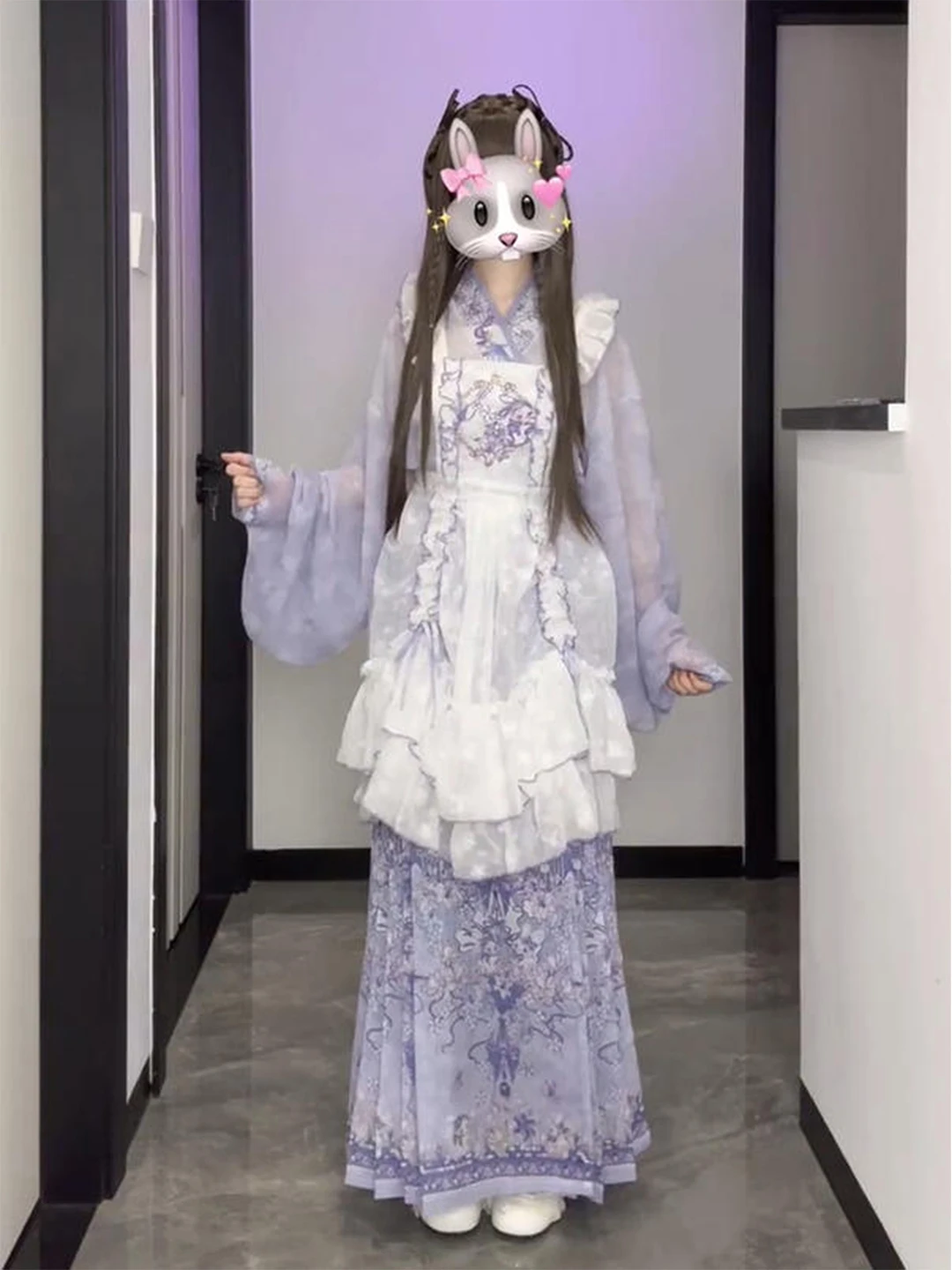 Purple Embroidered Lace Hanfu Women's Lolita Skirt Thin Summer Sweet Cute Style Traditional Chinese Clothing Set
Purple Embroidered Lace Hanfu Women's Lolita Skirt Thin Summer Sweet Cute Style Traditional Chinese Clothing Set