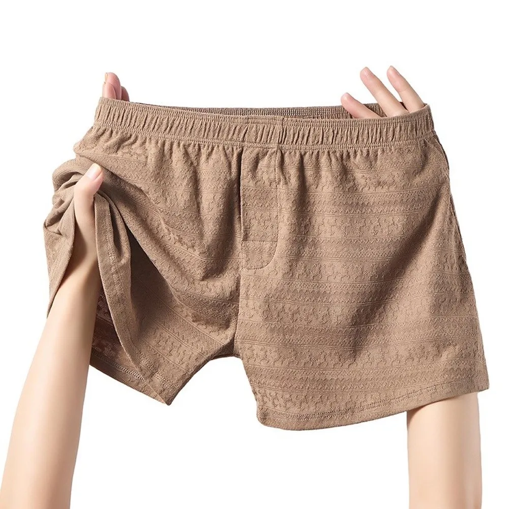 Casual Men's Jacquard Cotton Boxer Shorts Loose Breathable Elastic Waist Comfortable Home Underwear Sleepwear
Casual Men's Jacquard Cotton Boxer Shorts Loose Breathable Elastic Waist Comfortable Home Underwear Sleepwear