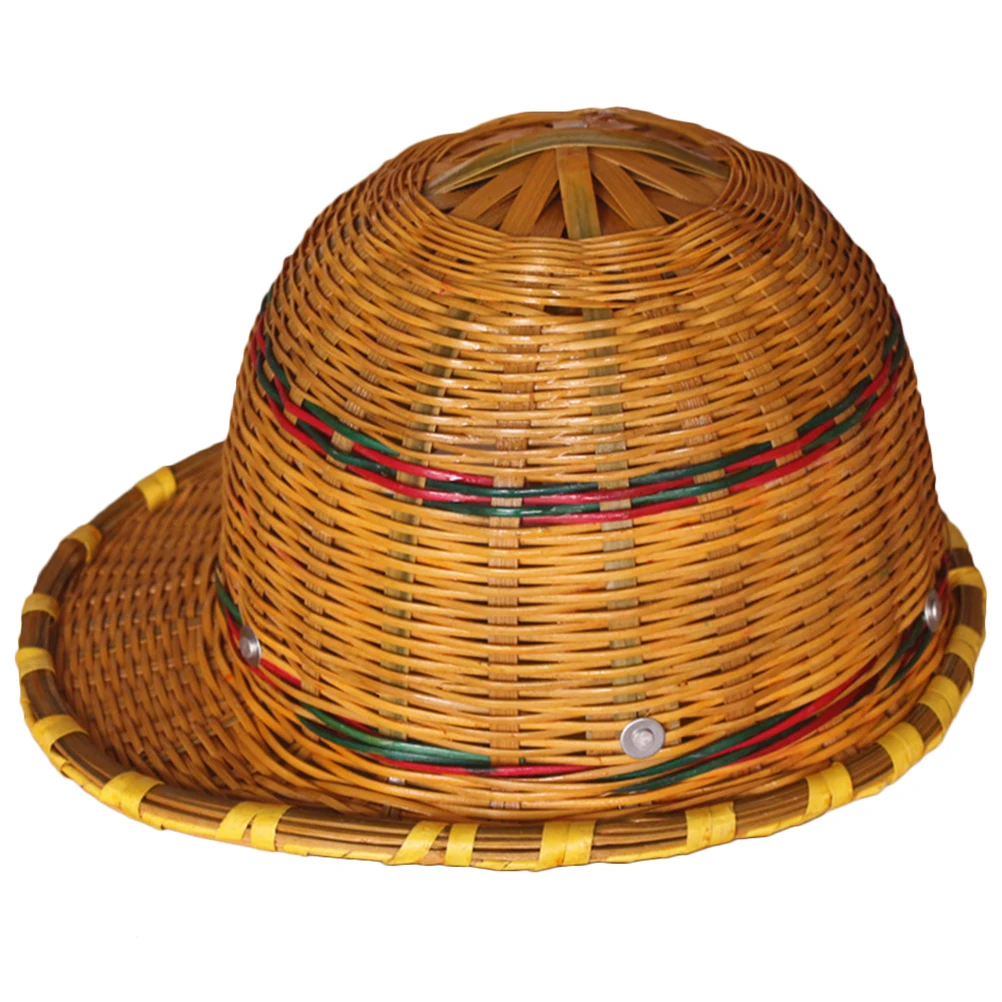 Bamboo Sun Hat Hard Woven Rattan Construction Yellow Adult Kids Travel Protective Caps SafetyHelmet Durable
Bamboo Sun Hat Hard Woven Rattan Construction Yellow Adult Kids Travel Protective Caps SafetyHelmet Durable