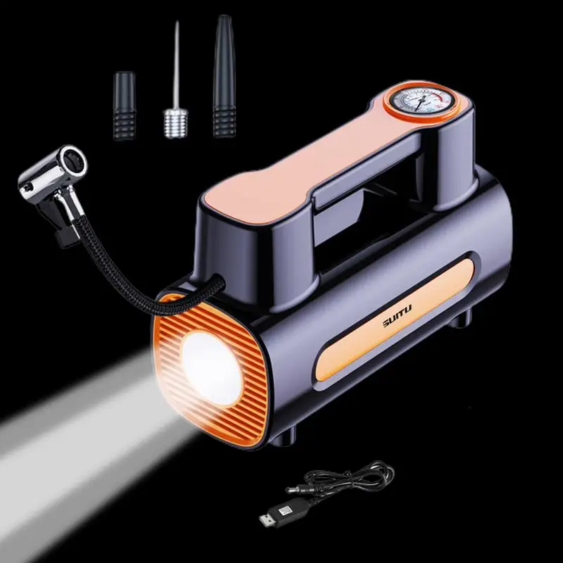 Air Compressor Pump Bike Pump Tire Inflator Digital Pressure Gauge Portable Car Tire Inflator Compressor Pump For Car Bicycle
Air Compressor Pump Bike Pump Tire Inflator Digital Pressure Gauge Portable Car Tire Inflator Compressor Pump For Car Bicycle