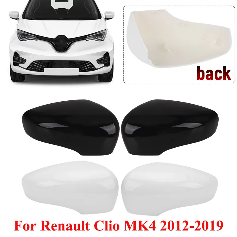Left Right Rearview Mirror Cover Cap For Renault Clio 4 Mk4 / Zoe / Captur 2012-2019 Glossy Black/White Door Wing Mirror Case
Left Right Rearview Mirror Cover Cap For Renault Clio 4 Mk4 / Zoe / Captur 2012-2019 Glossy Black/White Door Wing Mirror Case