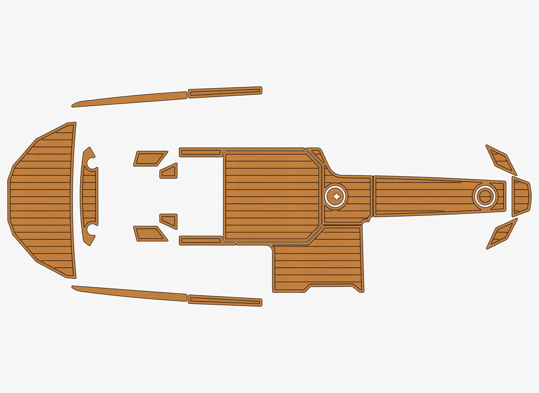 Anti-Skid EVA Faux Teak Self-Adhesive 6mm Boat Decking Pad for 2018 Moomba Mondo Yacht Cockpit Durable Marine Floor
Anti-Skid EVA Faux Teak Self-Adhesive 6mm Boat Decking Pad for 2018 Moomba Mondo Yacht Cockpit Durable Marine Floor