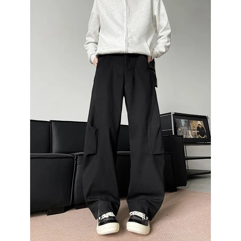 Широкие повседневные костюмные брюки в американском стиле ретро, мужские сложенные брюки-бананы, свободные брюки из полиэфирного волокна, осенняя сезонная одежда
Широкие повседневные костюмные брюки в американском стиле ретро, мужские сложенные брюки-бананы, свободные брюки из полиэфирного волокна, осенняя сезонная одежда