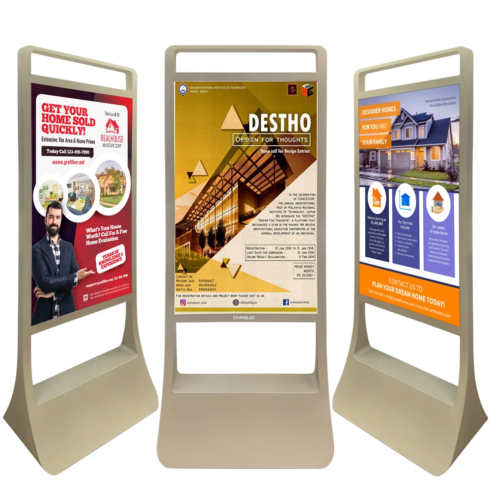 DYASUO 55 Inch Floor Standing Vertical Digital Signage And Displays For Indoor Marketing Advertising
DYASUO 55 Inch Floor Standing Vertical Digital Signage And Displays For Indoor Marketing Advertising
