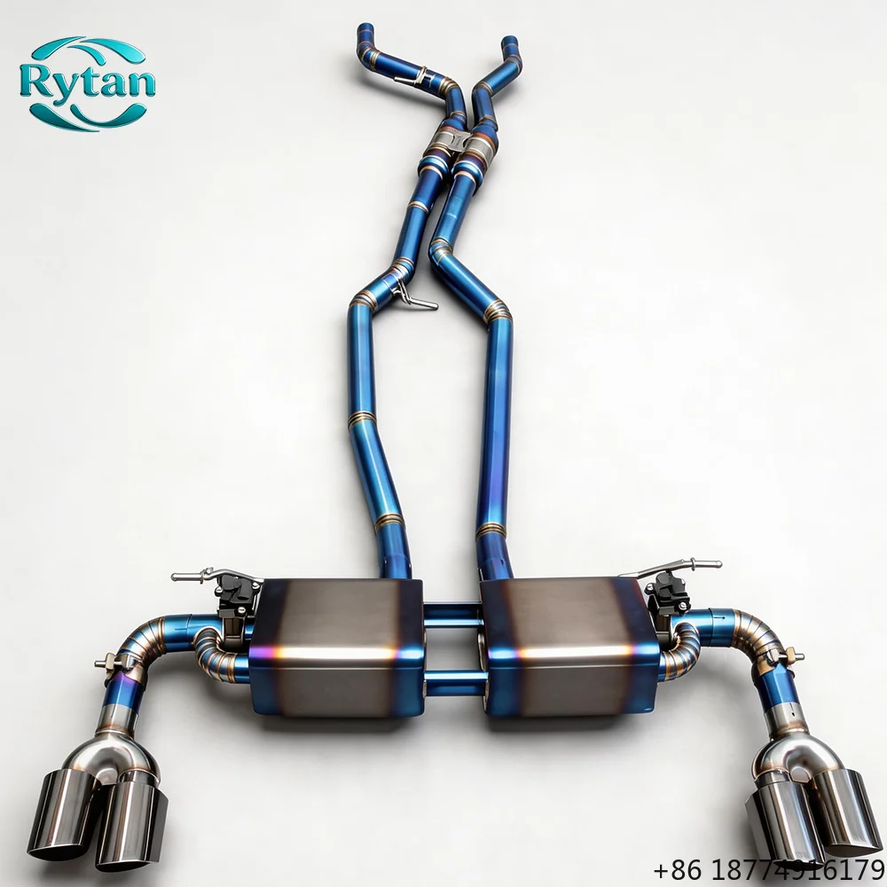 Exhaust Pipe Exhaust Valved Titanium Blue Valvetronic Exhaust System Catback for 2015 958.5 3.0T
Exhaust Pipe Exhaust Valved Titanium Blue Valvetronic Exhaust System Catback for 2015 958.5 3.0T