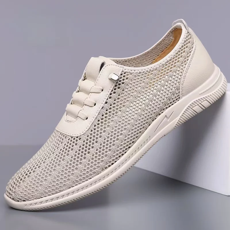 Men's Summer New Mesh Flat Sole Casual Shoes Soft Sole Non Slip Round Toe Breathable Slip On Lightweight Anti Odor Walking Shoes
Men's Summer New Mesh Flat Sole Casual Shoes Soft Sole Non Slip Round Toe Breathable Slip On Lightweight Anti Odor Walking Shoes
