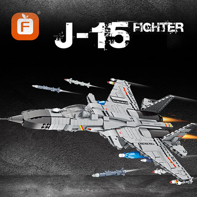 1293PCS J-15 Fighter Warcraft Building Blocks MOC Military War Weapons Model Brick Puzzle Toys Gift for Kids Children Adult
1293PCS J-15 Fighter Warcraft Building Blocks MOC Military War Weapons Model Brick Puzzle Toys Gift for Kids Children Adult