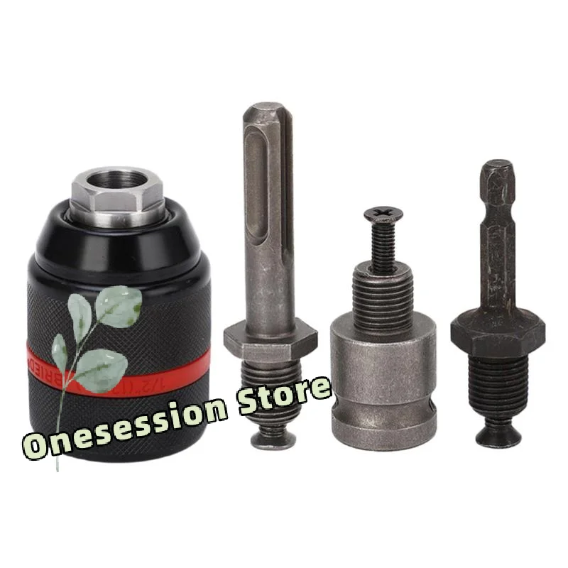 13mm Capacity Keyless Self-Locking Metal Drill Chuck with 1/2-20UNF Thread for Drill Bits And Driver Bits
13mm Capacity Keyless Self-Locking Metal Drill Chuck with 1/2-20UNF Thread for Drill Bits And Driver Bits