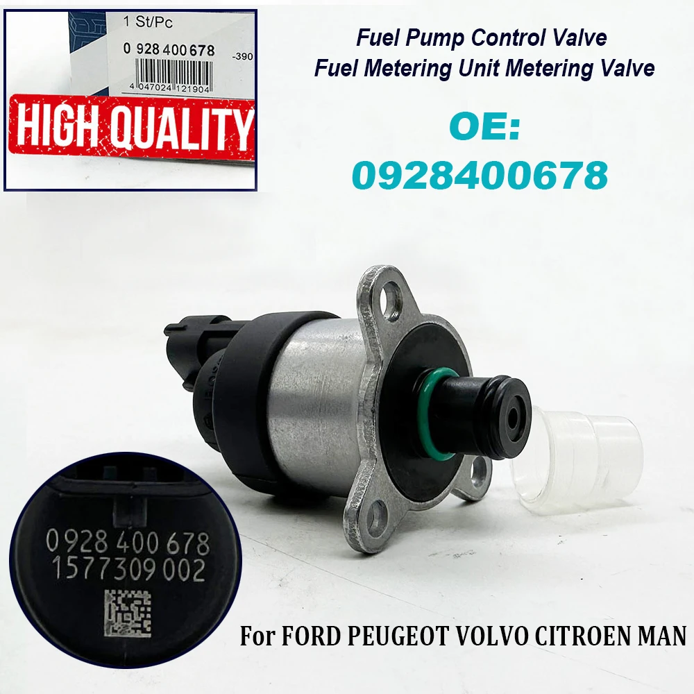 0928400678 Fuel Pump Control Valve Fuel Metering Unit Metering Valve For PEUGEOT VOLVO CITROEN MAN
0928400678 Fuel Pump Control Valve Fuel Metering Unit Metering Valve For PEUGEOT VOLVO CITROEN MAN