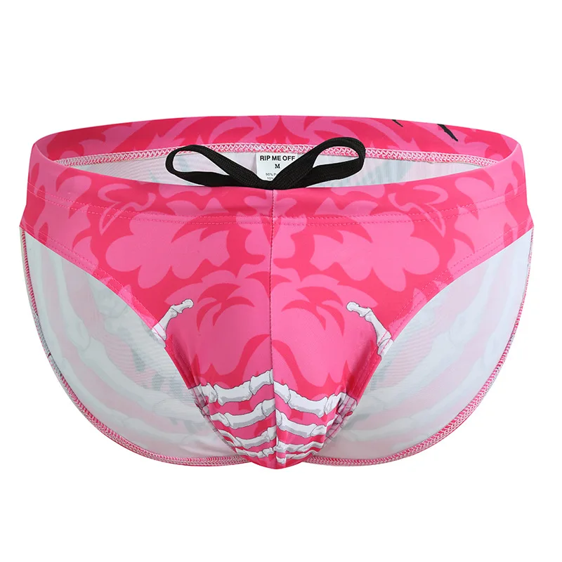 Printed Swim Briefs for Men Low Rise Drawstring Beach Trunks, Quick-Drying Ice Silk Nylon Swimwear Hot Spring Pool Bathing Suits
Printed Swim Briefs for Men Low Rise Drawstring Beach Trunks, Quick-Drying Ice Silk Nylon Swimwear Hot Spring Pool Bathing Suits