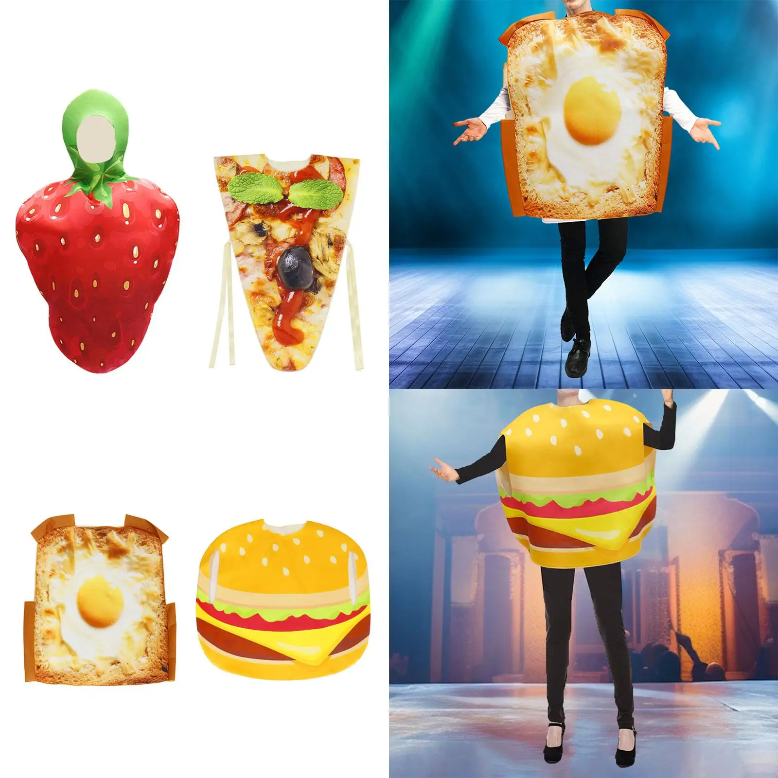 Костюм для косплея с едой, милое декоративное платье для карнавального шоу, ролевых игр
Костюм для косплея с едой, милое декоративное платье для карнавального шоу, ролевых игр