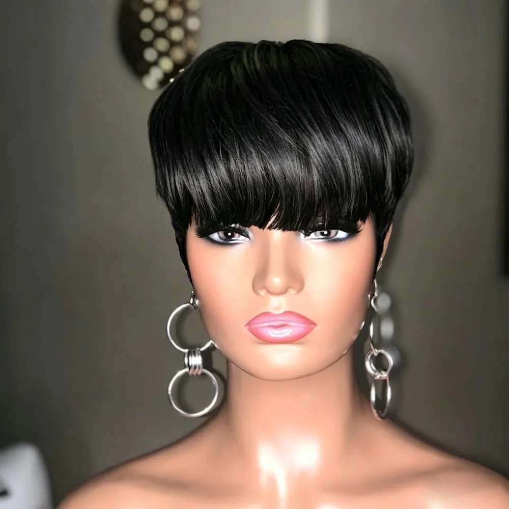 6inch brown/99j/black color pixie cut machine made wig pixie straight human hair wig 150% density wig for women
6inch brown/99j/black color pixie cut machine made wig pixie straight human hair wig 150% density wig for women