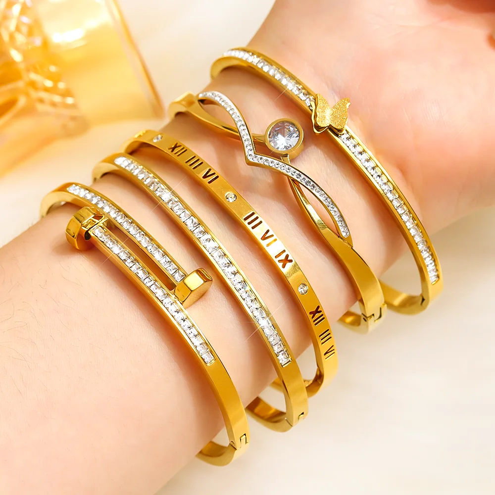5Pcs/Set Stainless Steel Bracelet For Women, Exquisite Combination Saves You the Trouble of Choosing, Waterproof Jewelry Gift
5Pcs/Set Stainless Steel Bracelet For Women, Exquisite Combination Saves You the Trouble of Choosing, Waterproof Jewelry Gift