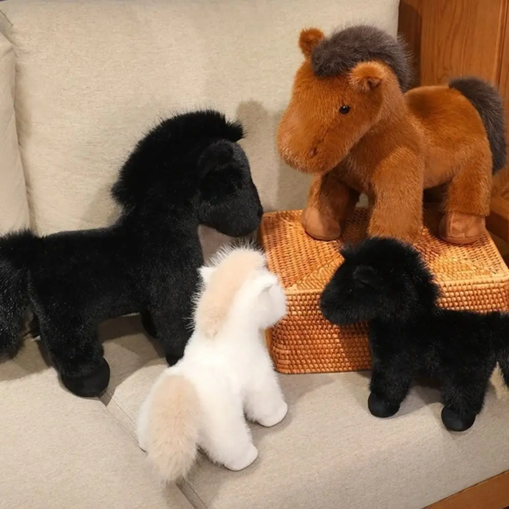 Simulation Standing Foal Plush Doll Stuffed Tail Fluffy Tail Horse Plush Toys Cute Soft Cartoon Horse Stuffed Toy
Simulation Standing Foal Plush Doll Stuffed Tail Fluffy Tail Horse Plush Toys Cute Soft Cartoon Horse Stuffed Toy