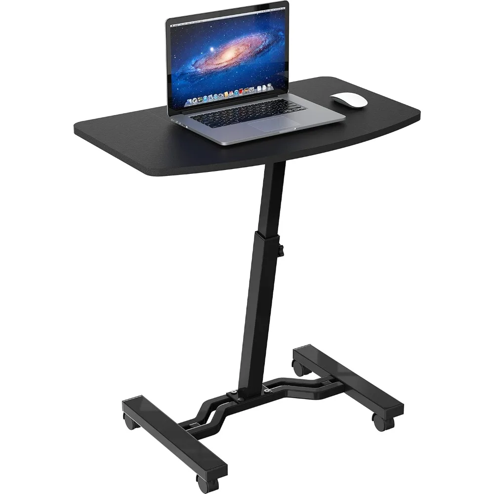 Mobile Height Adjustable Laptop Rolling Cart with Height Adjustment from 28" to 33", Black
Mobile Height Adjustable Laptop Rolling Cart with Height Adjustment from 28" to 33", Black
