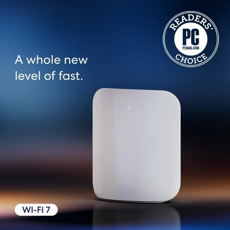 Wi-Fi-маршрутизатор Max 7 mesh (необезькая модель) — поддерживает интернет-плани до 10 Гбит/с, покрытие до 2,500 кв. футов, соединение
Wi-Fi-маршрутизатор Max 7 mesh (необезькая модель) — поддерживает интернет-плани до 10 Гбит/с, покрытие до 2,500 кв. футов, соединение
